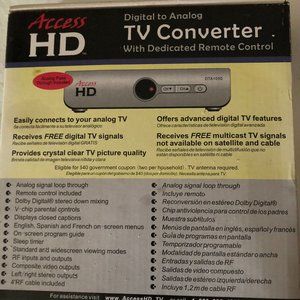 TV CONVERTER-ANALOG TO DIGITAL